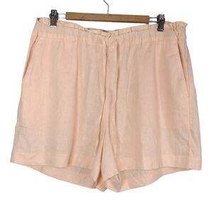 NWT Banana Republic Drawstring Waist High Rise Summer Costal Shorts Size L